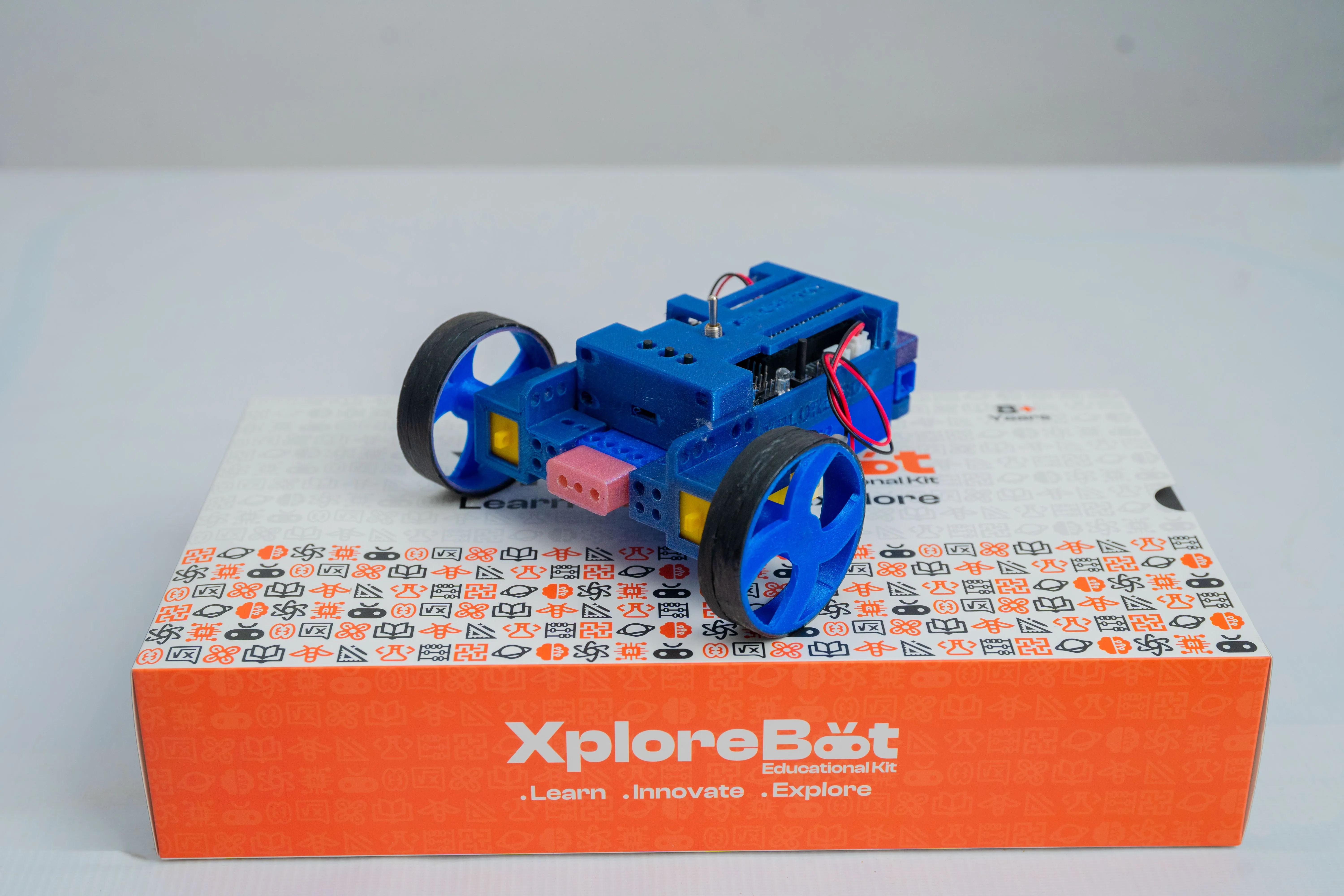 2WD XploreBot side view