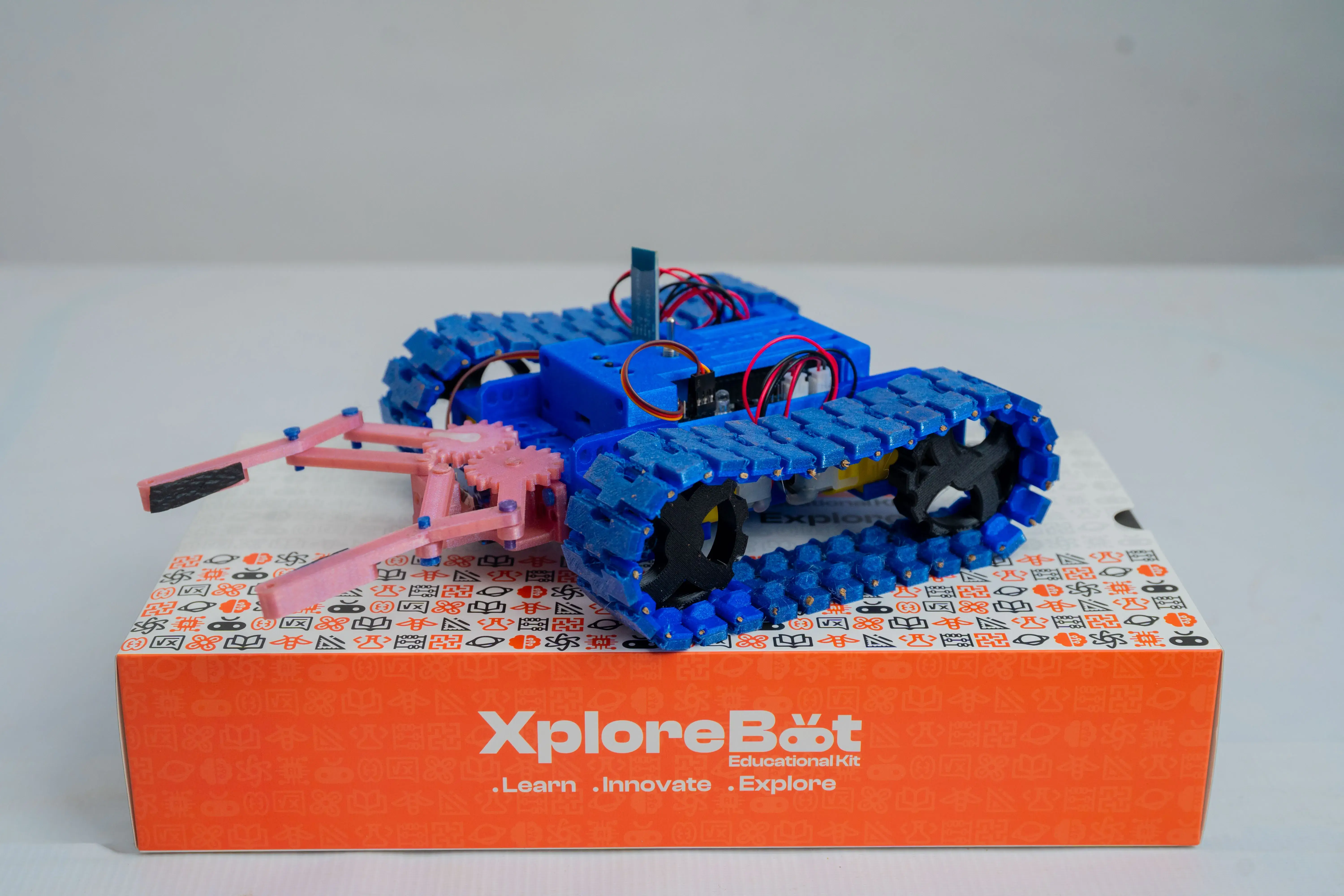 Tank XploreBot side view